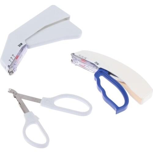 35W Medical Surgery Disposable Stainless Steel Skin Stapler 35Pcs Nails Skin Stitching Machine Sterile Blank Package Nail Puller