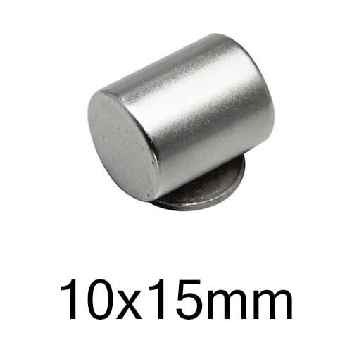 5/10/20pcs 10x15 mm Neodymium Super Strong Magnets 10mmX15mm Permanent Round Magnet 10x15mm Powerful Magnetic Magnets 10*15