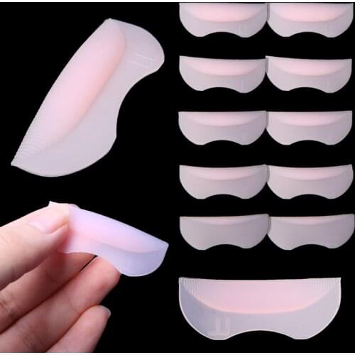 5 Pairs Silicone Perm Curler Curling Root Lifting False Fake Eyelash Shield Pad C1FF