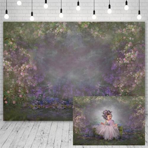 Avezano Baby Shower Happy Birthday Party Photography Backdrops Flowers Decoration Girl Backgrounds For Photo Studio Photophone