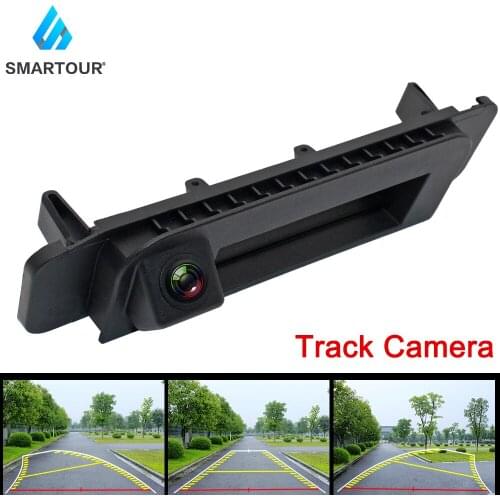 Vehicle Dynamic Trajectory Parking Line Car Trunk Handle Rear View Camera For Mercedes Benz C Class 2015-2016 W205 CLA W117