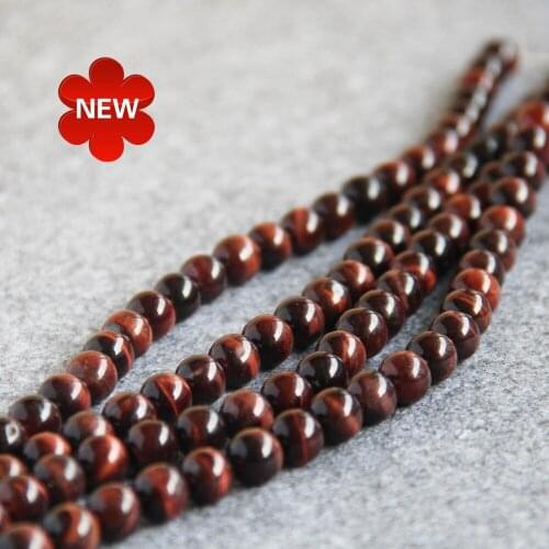 New For Necklace&Bracelet 10mm Red Tiger Eyes Stone Beads Natural Red Tigereye Beads Faceted DIY Beads Fashion Jewelry 15inch