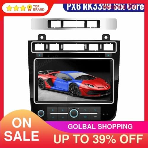 Carplay Android 10 Car DVD Player Multimedia Player GPS Navigation For VW TOUAREG 2010-2019 Auto Radio Stereo Head Unit NAVI IP