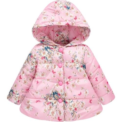 Childrens Flannel Clothing hooded jacket for girls 2021 Thick Warm jacket for a boy Newborn Clothes Coat Baby girl Clothes 0-6Y