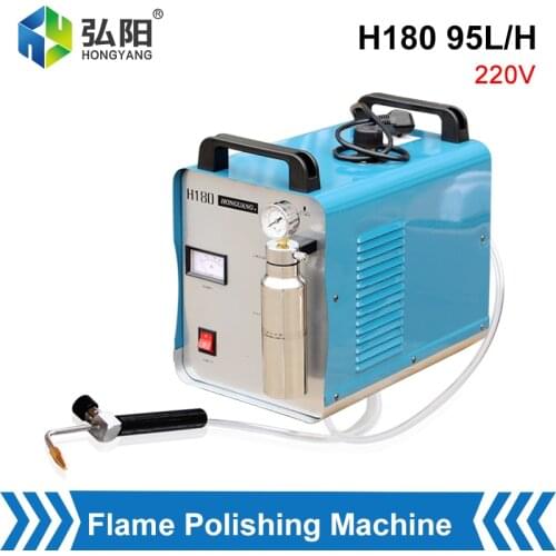 H180 95l/H 220v Acrylic Polishing Electromechanical Grinding Flame Welder Crystal Word Oxygen Hydrogen Grinding Machine