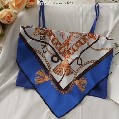 Heliar Women Bohemian Print Crop Tops Female Folk BOHO Tops Strappy Chic Camis Knitted Vintage Crop Tops For Women Basic Camis