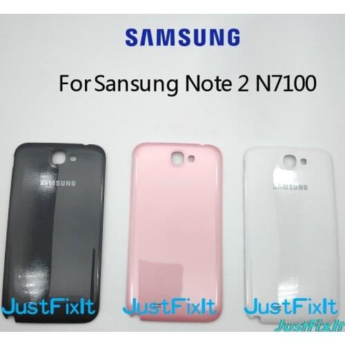Battery Cover For Samsung Galaxy Note 2 II N7100 N7105 I317 Original Mobile Phone Housing Back Case Rear Battery Door With NFC