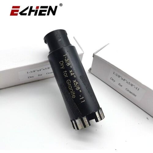 Laser Welded Diamond Dry Drilling Core Bits Hard granite marble stone concrete Drilling bit Hole saw Dry Use for Granite 5/8-11