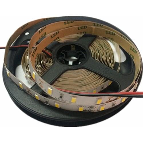 1pcs SMD 5630 Led Strip DC12V 60 leds/m 5m/roll IP33 No Waterproof /Warm White Flexible High Brightness