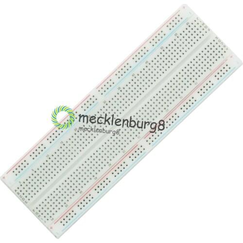 Breadboard 830 Point Solderless PCB Bread Board MB-102 MB102 White For Arduino Shield Test Develop DIY Starter KIT