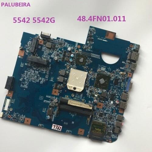PALUBEIRA NBJV50-TR MB 48.4FN01.011 For Acer asipre 5542 5542G Laptop Motherboard MBPHP01001 MB.PHP01.001 with video card chip
