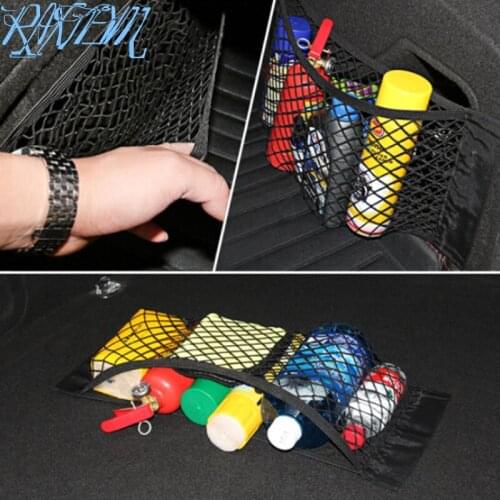 Car Trunk Nylon Rope Net/luggage net with backing For Lada Priora Sedan sport Kalina Granta Vesta X-Ray XRay