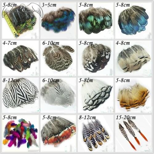 Wholesale 10-500pcs Natural Beatiful Peacock Feather Rare Phesant Feather DIY Crafts Jewelry Hats Making Decoration Accessories