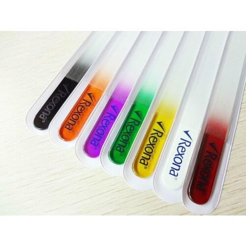 Promo nail files glass crystal file imprinted with your brand or logotype 1000PCS NF014