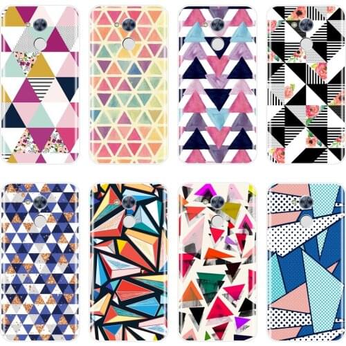 Phone Case Silicone For Huawei Honor 4C 5C 6A 6C Pro Geometric Flower Aesthetic Soft Back Cover For Huawei Honor 6 5A 4X 5X 6X