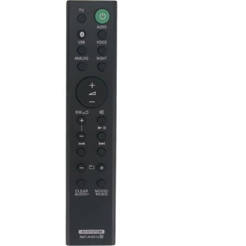 New RMT-AH301U Replaced Remote Control fit for Sony HT-MT300 HT-MT301 Sound Bar