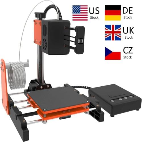 US UK EU Stock Mini 3D Printer Small 3D Printer Magnetic Plate Fast Heating,Printing 4×4×4",Testing Filament,for Kids&Beginners