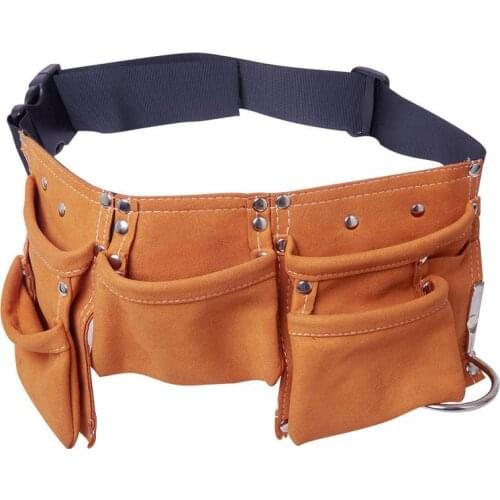 1pcs Small Tool Bag Waist Leather Repair Kit Belt Bag For Tools Toolbox/ Repair Kit / Tools Pocket Adjustable Tool Bag