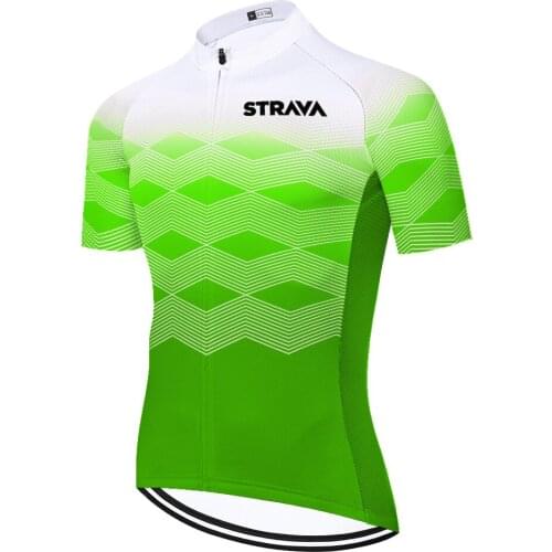 Strava maillot cyclisme New 2021 ​​short sleeve bike jersey men ​Team Cycling Clothing Summer bike shirt tenue velo homme