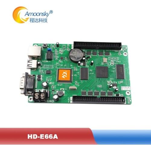 Favourable price HD-E66A control card led display asynchronous control system for outdoor led display