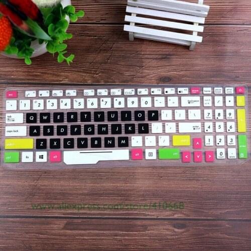 15 17 inch Notebook keyboard cover protector Skin For Asus ROG Strix ZX53VW FZ53VD FX553VE FX553VD FX53VW GL753VE GL553VD