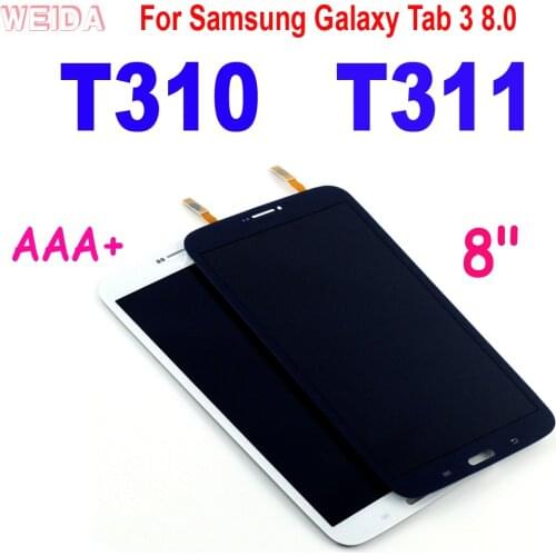 AAA+ 8" For Samsung Galaxy Tab 3 8.0 T310 WIFI/ T311 3G LCD Display Touch Screen Digitizer Assembly for T310 LCD T311 LCD Screen