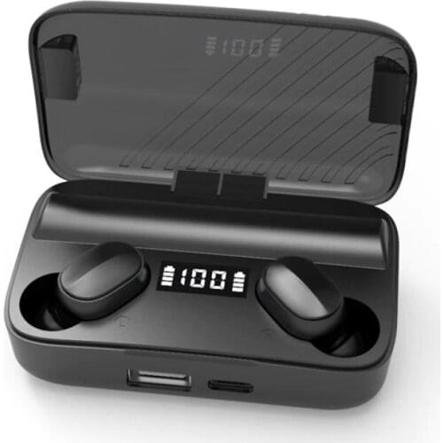 100pcs wholesale A9 TWS Wireless Bluetooth 5.0 Earphones Mini Earbuds Sport Handsfree Headset With Charging Box