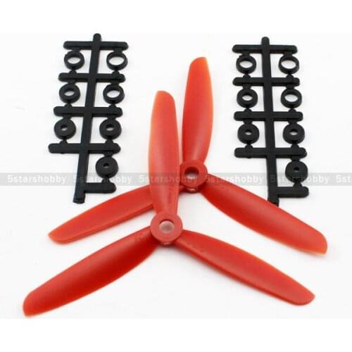 2Pairs FC 5030 5030R 3 Blades CW CCW Propeller for QAV250 Quadcopter X-copter