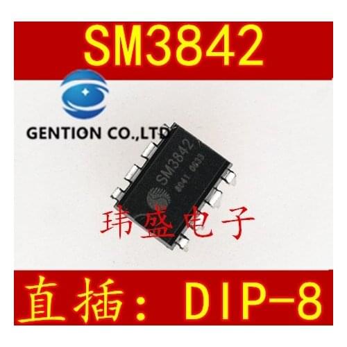 20PCS SM3842 3842 chip DIP-8 integrated block in stock 100% new and original