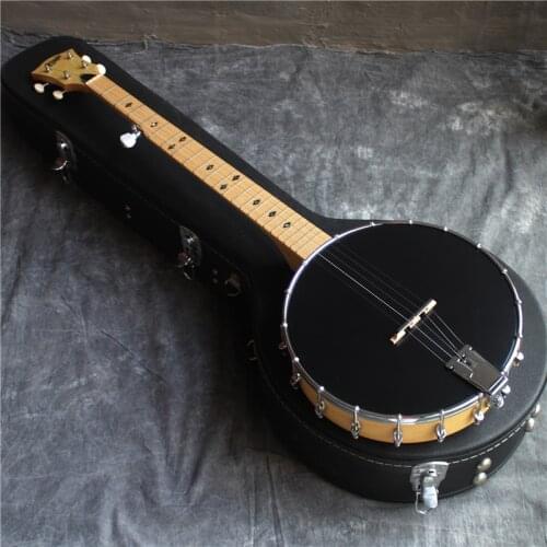 5 string banjo guitar, olpen style maple wood body, good quality,hardcase availabel