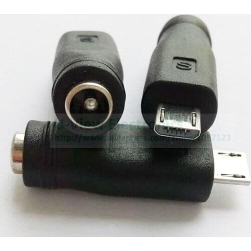 NCHTEK Micro USB Male to DC Power 5.5x2.1mm Female Jack Charge Adpter For Cell Phone & Tablet/Free DHL Shipping/200PCS