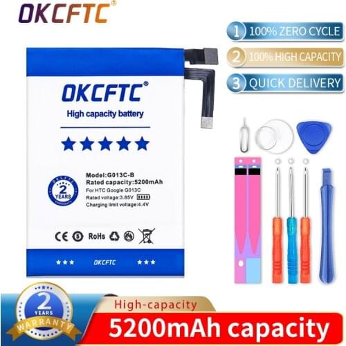 OKCFTC G013C-B 5200mAh Battery for HTC Google G013C Pixel 3 XL,Pixel XL 3 Batteries