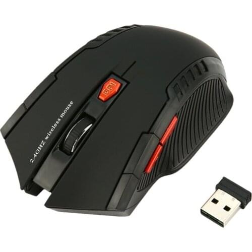 WH109 Portable 2.4GHz Wireless Optical Mouse With USB Receiver Designed for Home Office Game Playing Use Plug and Play