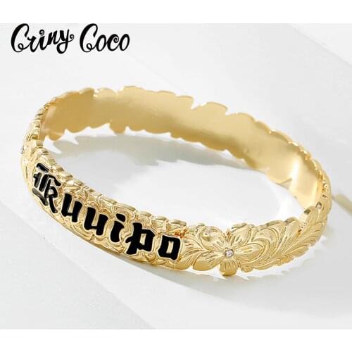 Cring Coco Hawaiian Bracelets Polynesian Drum Cuff Bangles Pearl Turtle Jewelry Lovers Bracelet for Women Trendy 2020 Female