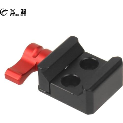 FEICHAO Monitor Mount Holder for DJI Ronin RS2/RSC2 Handheld Gimbal Accessories Mounting Plate Extension with 1/4 Thread Hole