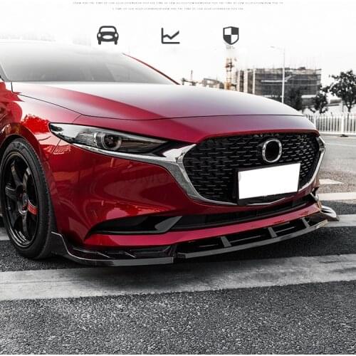 For Mazda 3 2020 AXELA Front Bumper Diffuser, Mazda3 JDM Modified Front Lip Front Spoiler