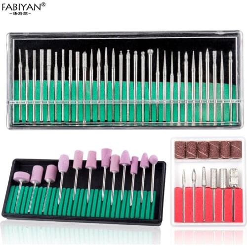 Nail Drill Bits Accessories Manicure Nail Art Sanding Files Milling Cutter Manicure Pedicure Tool Electric Milling Burr Grinder