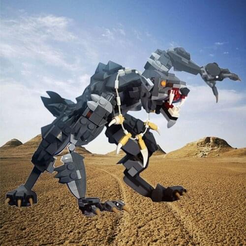 MOC Build Block Maker Movie Game Werewolf Figures Creative Assembly Model Childrens Toy DIY Build Bricks Birthday Gift