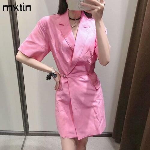 Розовые летние платья Mxtin China At AliExpress