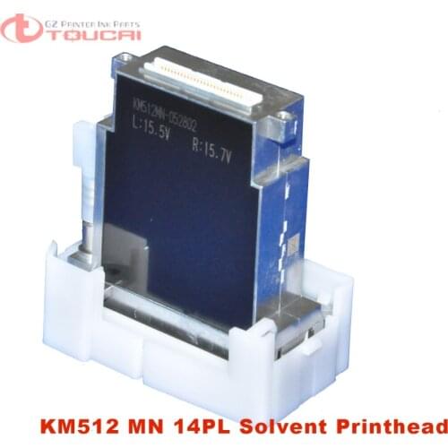 Original new Konica Minolta 512 14pl Solvent printhead for Allwin Human JHF Liyu Taimes Xuli Myjet printer KM512 MN14PL head