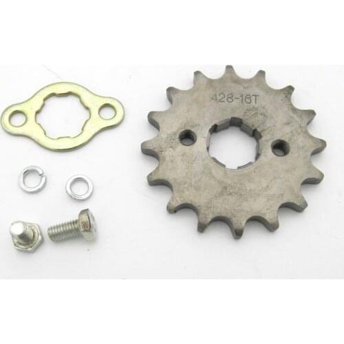 ATV Quad Front Sprocket Cog 428 Drive Chain 16 Teeth 16T Mounting Hole 34mm
