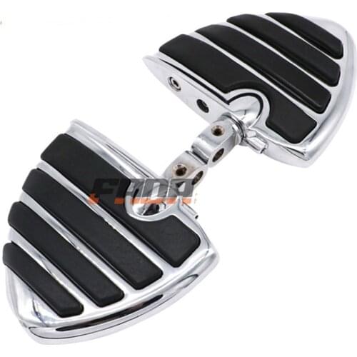 Front Foot Pegs Footrest Fits for Suzuki Intruder 1400 VS1400 Boulevard S83 95-08 Marauder 800 VZ800 97-04 (099)