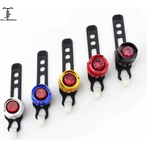 10 Colors 1 PC Safety Warning Lamp Bike Bicycle Cycling Front Rear Tail Helmet Flash Light Red Tail Light for Bicycles Led Light