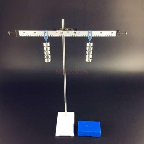 Lever ruler and bracket mechanics test examination with metal aluminum alloy 50 grams * 10 hook code