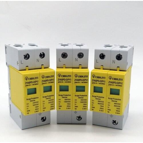 SPD 1P+N 10KA~20KA ~385VAC 1.5KV House Surge Protector Protective Low-voltage Arrester Device