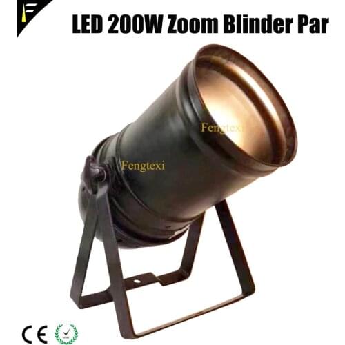 Aluminum Long Colounm Down light Zoom Par 3000K/5600K 200w LED Stage Zoom Par Can Flood Light 200w Blinder WW/CW Theater Studio