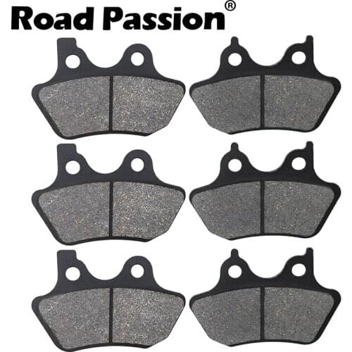 Road Passion Motorcycle Front & Rear Brake Pads For HARLEY XL1200S XL1200 XL Sportster 1200 S Sport 2000 2001 2002 2003