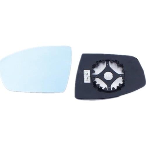 Wide View Auto Dimming Rear View Mirror Blue Heated Side Wing Mirror Glass with LED Turn Indicator for Ford Ecosport