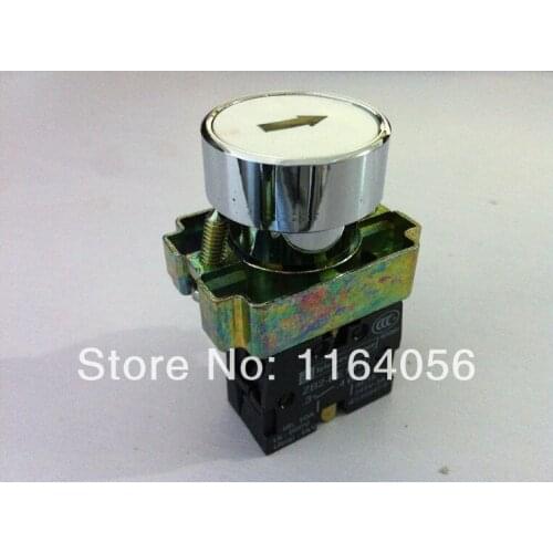 1 NO BA3341 Momentary White Sign Flush Pushbutton