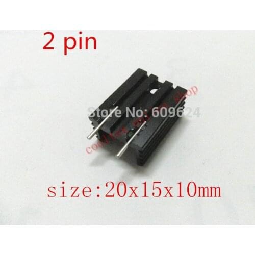 15pcs 20x15x10mm TO220 TO-220 IC heatsink Triode heat sink cooler COOLING